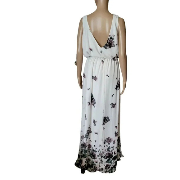 SHOW ME YOUR MUMU Kendall Women's Maxi floral v neck Gown Dress Size XL - Picture 2 of 7